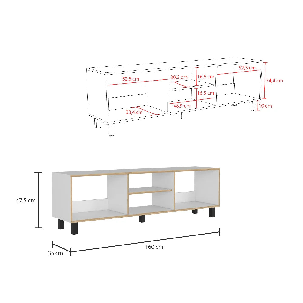 Rack para TV Tunez 160 RTA Blanco