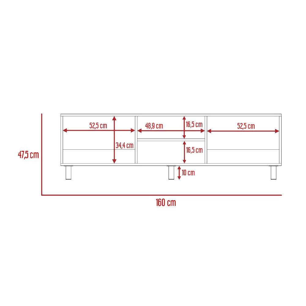 Rack para TV Tunez 160 RTA Blanco Marquez