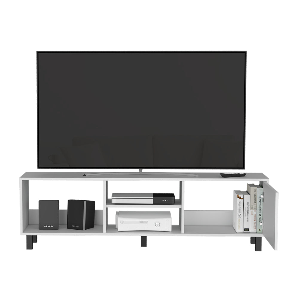 Mesa Para Tv Tunez, Blanco, Para Televisor Hasta 70 Pulgadas