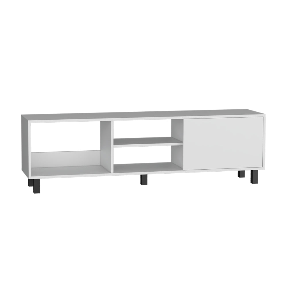 Mesa Para Tv Tunez, Blanco, Para Televisor Hasta 70 Pulgadas