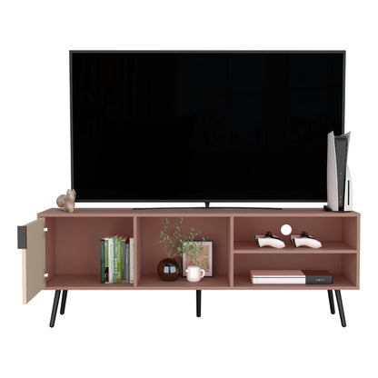 Mesa para TV Vulanno, Arupo y Toquilla, con una puerta abatible 70"