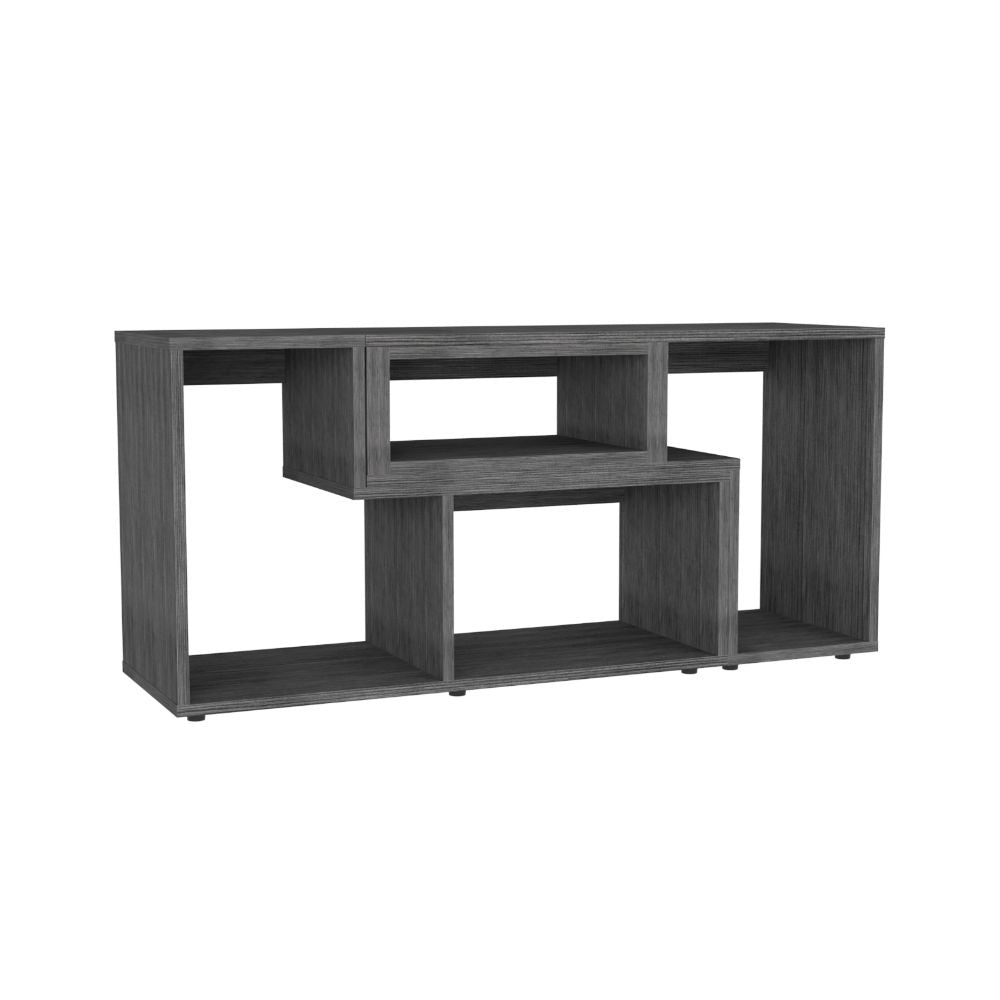 Mesa Para Tv Ascher, Gris, con Espacio Para Televisor de Hasta 50 Pulgadas