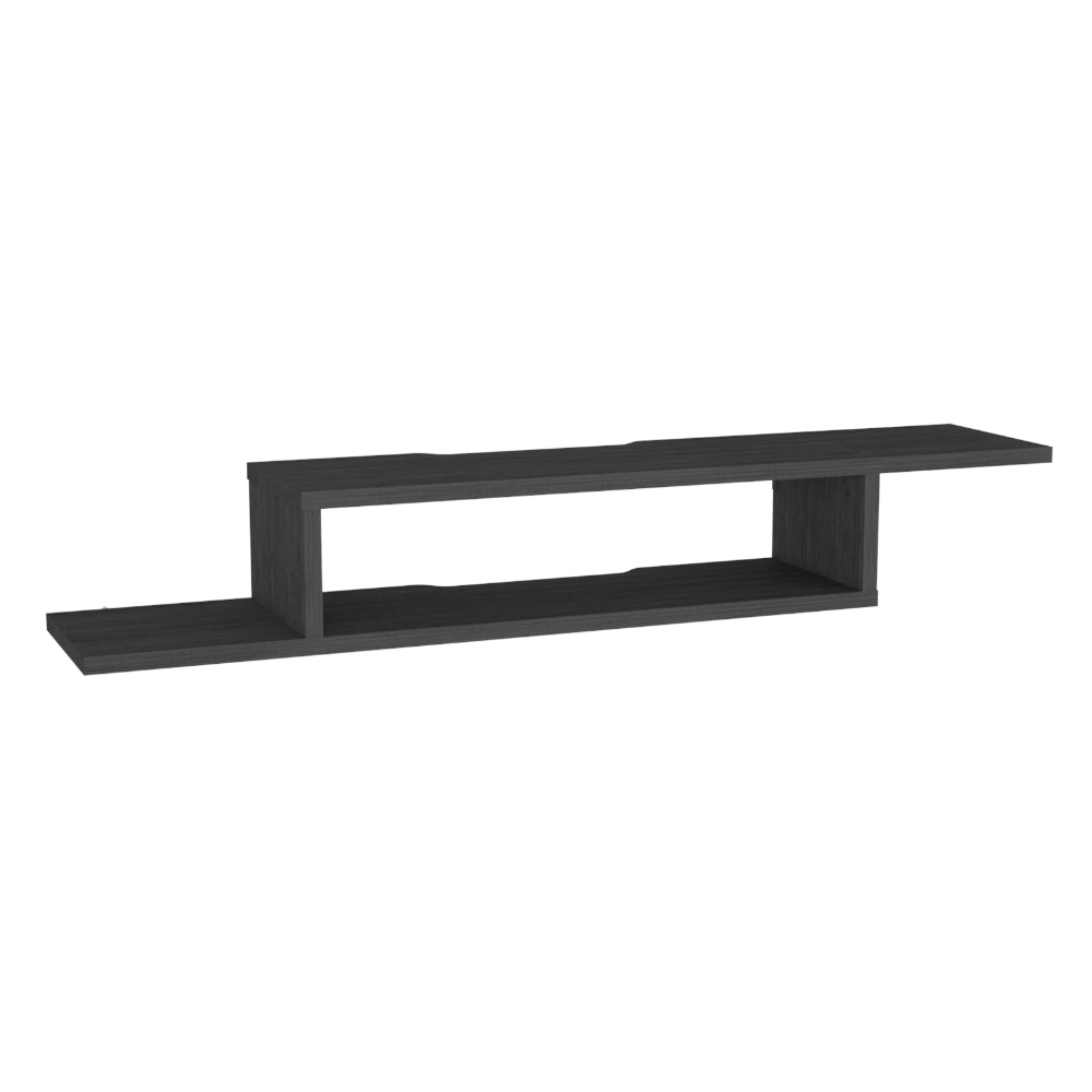 Mesa Para Tv Flotante Dilix, Gris, con superficie para objetos decorativos