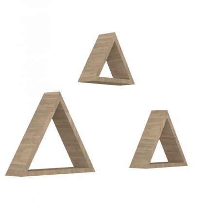 Set de Repisas Angular Beige x 3 unidades Decozzu