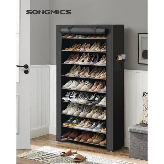 Clóset Portátil Zapatero Miek, Negro 28 Pares