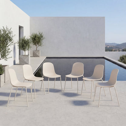Set de 6 Sillas Aiara, Color Blanco, Diseño Moderno