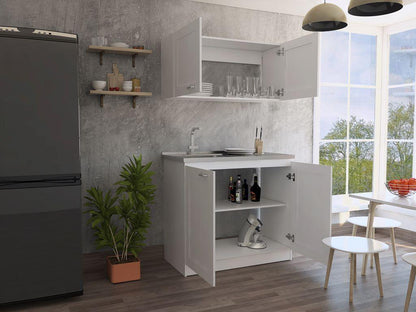 Cocina Integral Toronto color Blanco.