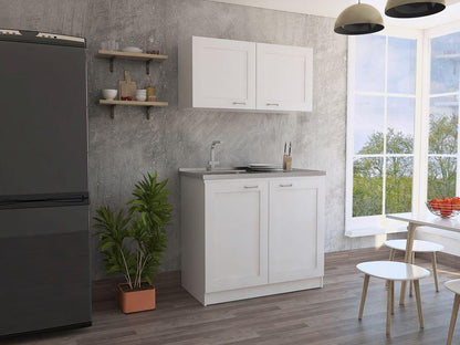 Cocina Integral Toronto color Blanco.