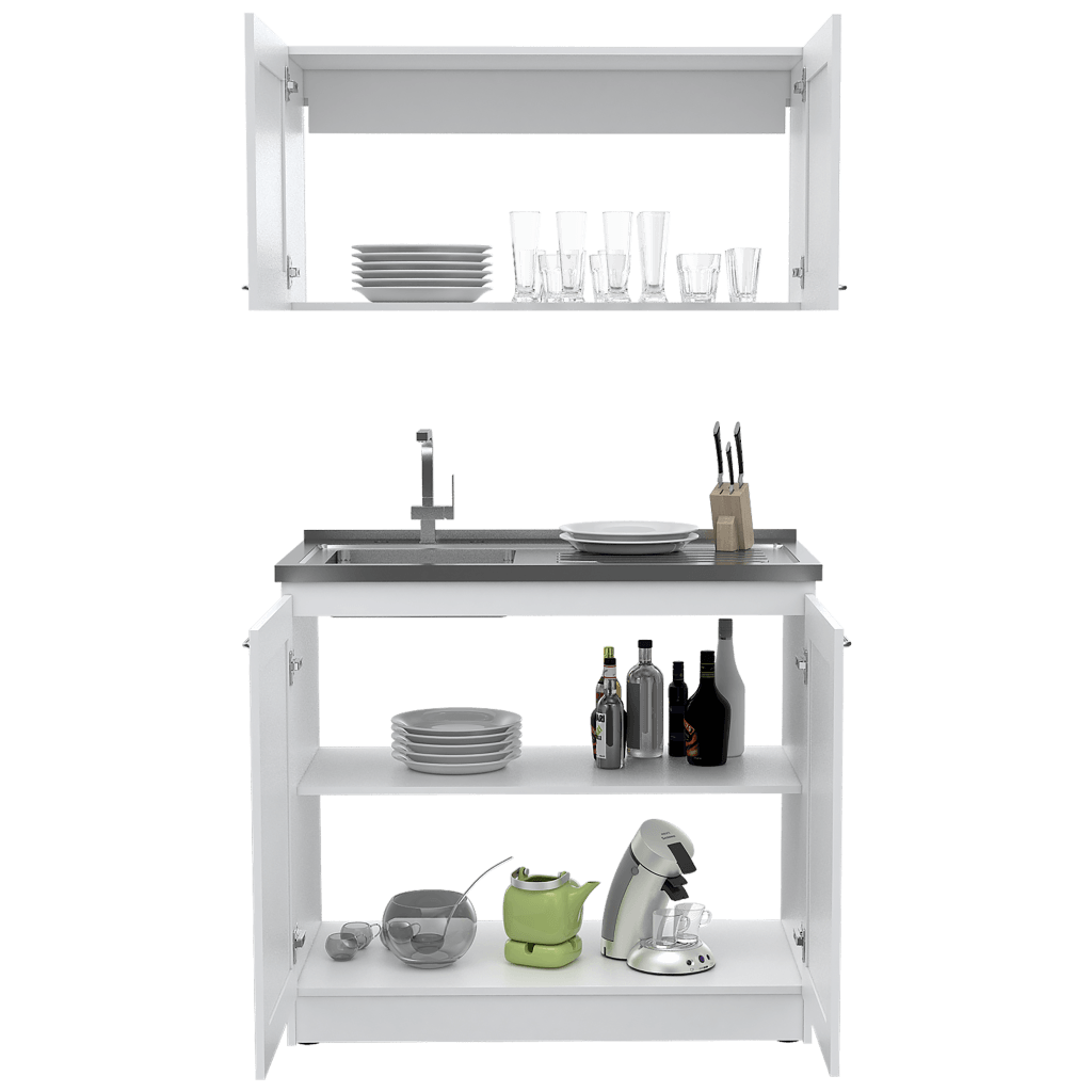 Cocina Integral Toronto color Blanco.