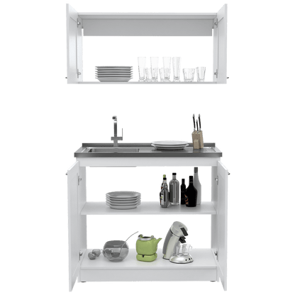 Cocina Integral Toronto color Blanco.