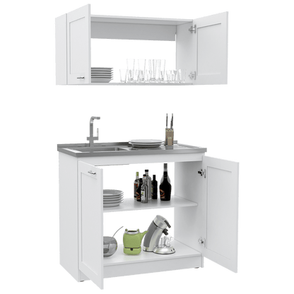 Cocina Integral Toronto color Blanco.