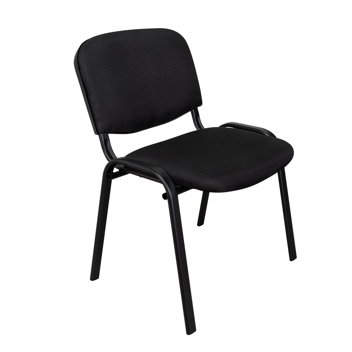 Silla Interlocutora, Negro, con Espaldar y Diseño Sencillo X6