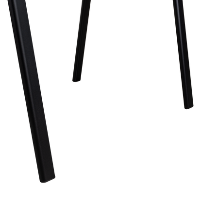Silla Interlocutora, Negro, Con espaldar y diseño sencillo sin brazo, abierto