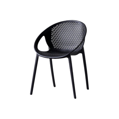 Silla Selva con Brazos, Color Negro, con Espaldar, detalle de acabado
