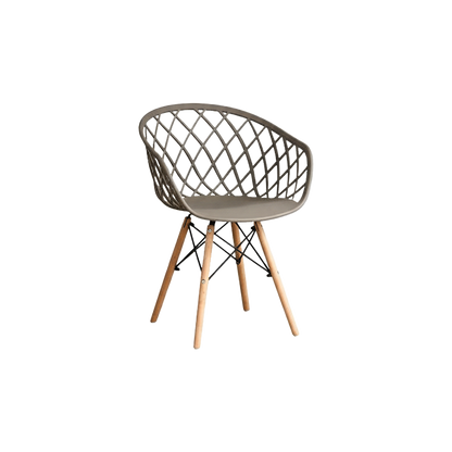 Juego de Comedor Karly · 4 Sillas · Taupe
