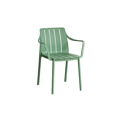 Juego de Comedor Shaki · Mesa Redonda + 2 Sillas · Verde Olivo