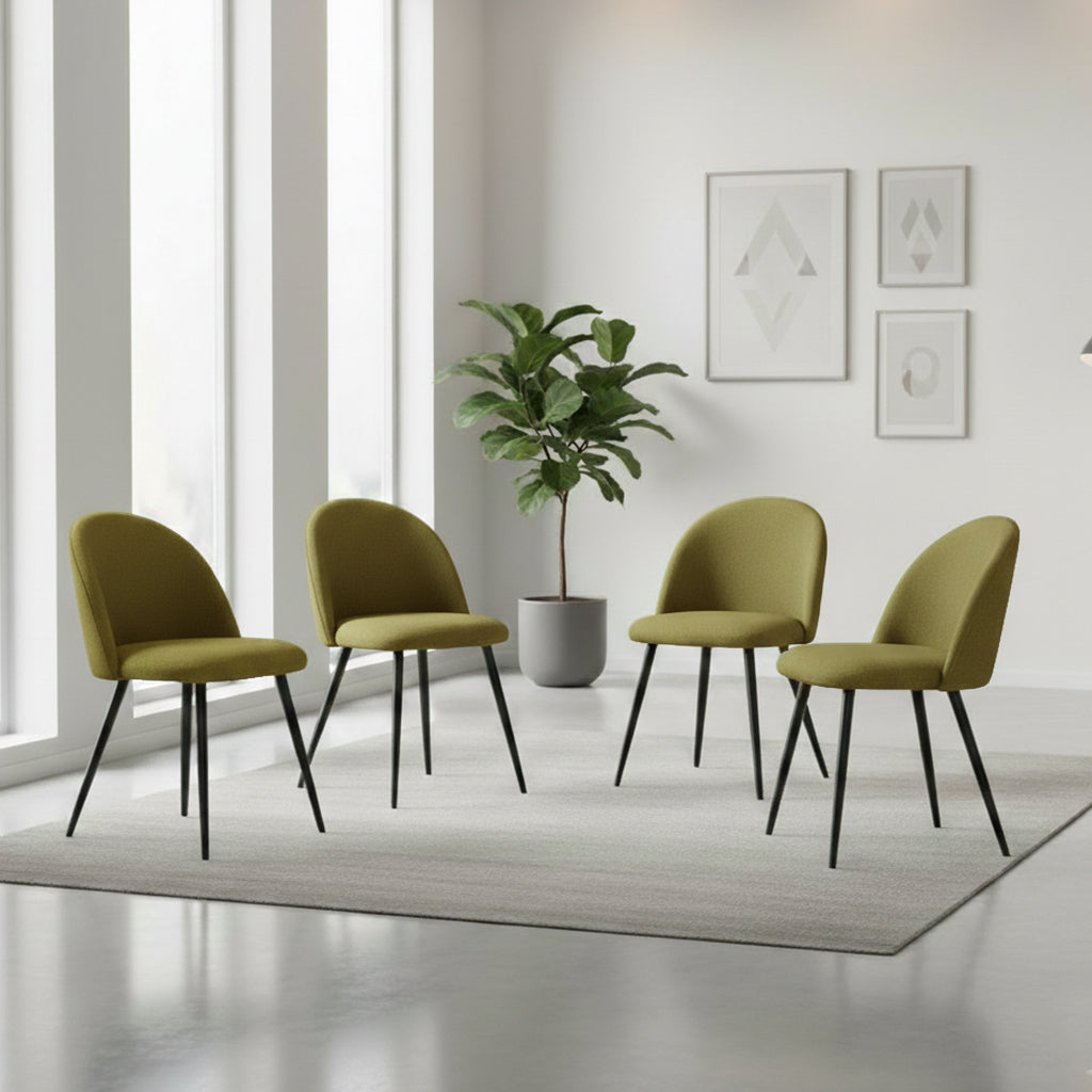 Juego de Comedor Azen · 4 Sillas