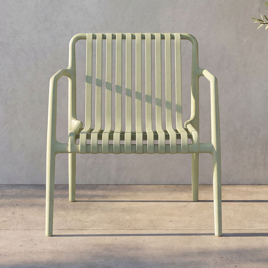 Silla Lounge Parma, Verde, con Espaldar y Diseño Moderno