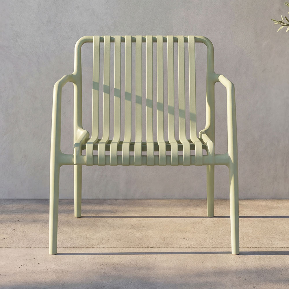 Set de 2 Sillas Lounge Parma, Verde, con Espaldar y Diseño Moderno