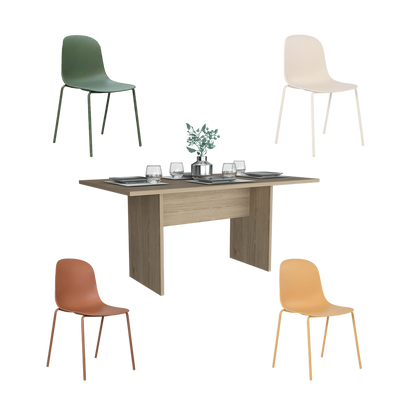 Combo Brisa, Incluye Mesa Comedor y 4 Sillas con Espaldar