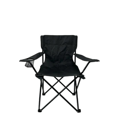 Set de 2 Sillas Plegable Camping Tanzania, Negro, Incluye Bolsa de Transporte