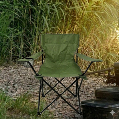 Silla Plegable Camping Tanzania, Verde, Incluye Bolsa de Transporte