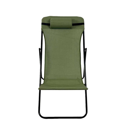 Set de 4 Sillas Plegable Reclinable Zambia, Verde, con Tres Posiciones, detalle de acabado