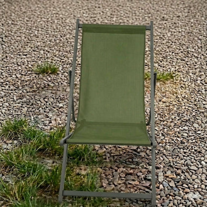 Silla Plegable Reclinable Kenya, Verde, con Tres Posiciones, detalle