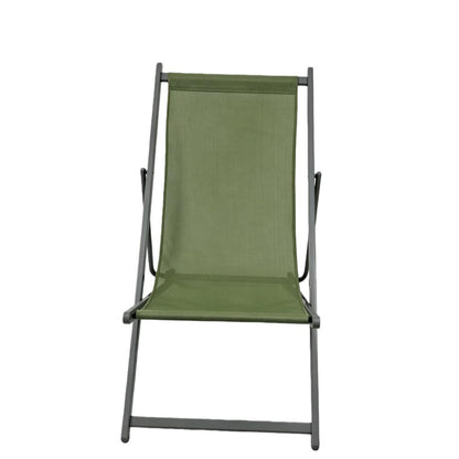 Silla Plegable Reclinable Kenya, Verde, con Tres Posiciones, medidas