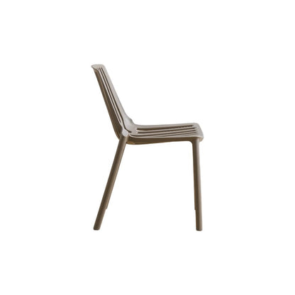 Set de 2 Sillas Tanger, Taupe, con Espaldar y Diseño Moderno