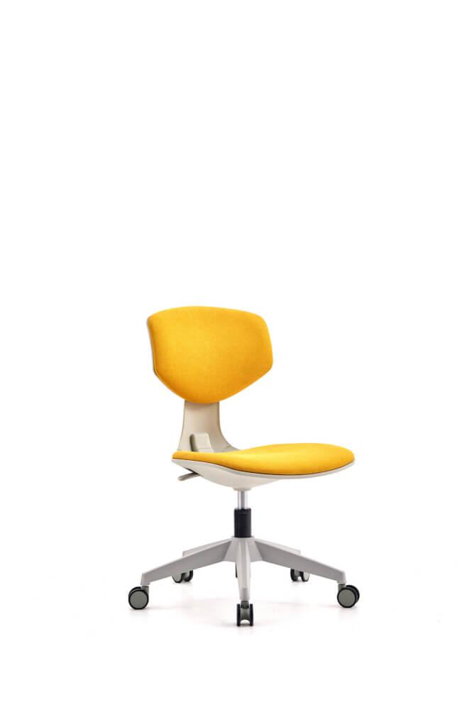 Silla de Escritorio Ejecutiva Galax color Gris y Amarillo para Oficina.