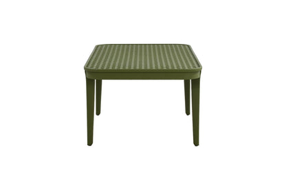 Juego de sala exterior Amalfi verde olivo: mesa de centro, 2 sillas y banco – vista 15