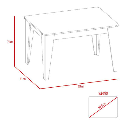 Juego de Comedor Notu · 4 Sillas