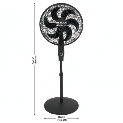 Ventilador Veronil 18 · 3 en 1 · Negro