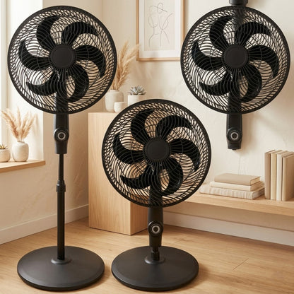 Ventilador Veronil 18 · 3 en 1 · Negro