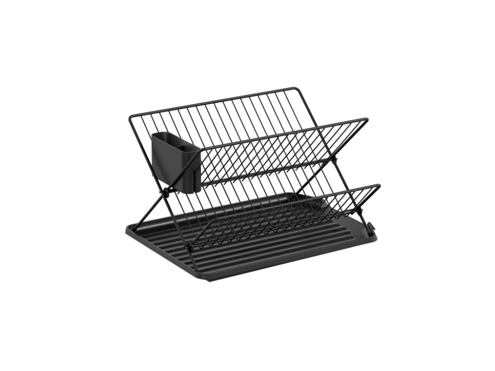 Escurridor de Platos Aqua · Negro