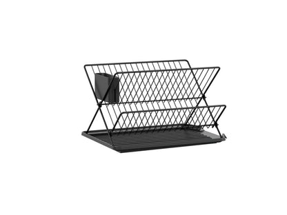 Escurridor de Platos Aqua · Negro