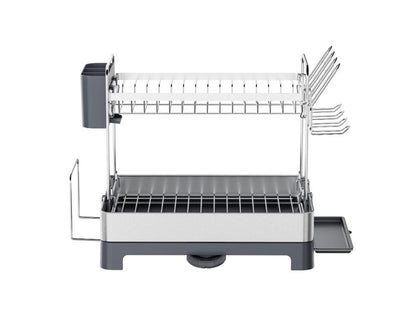 Escurridor de Platos Hidrova · 2 Niveles · Gris Oscuro