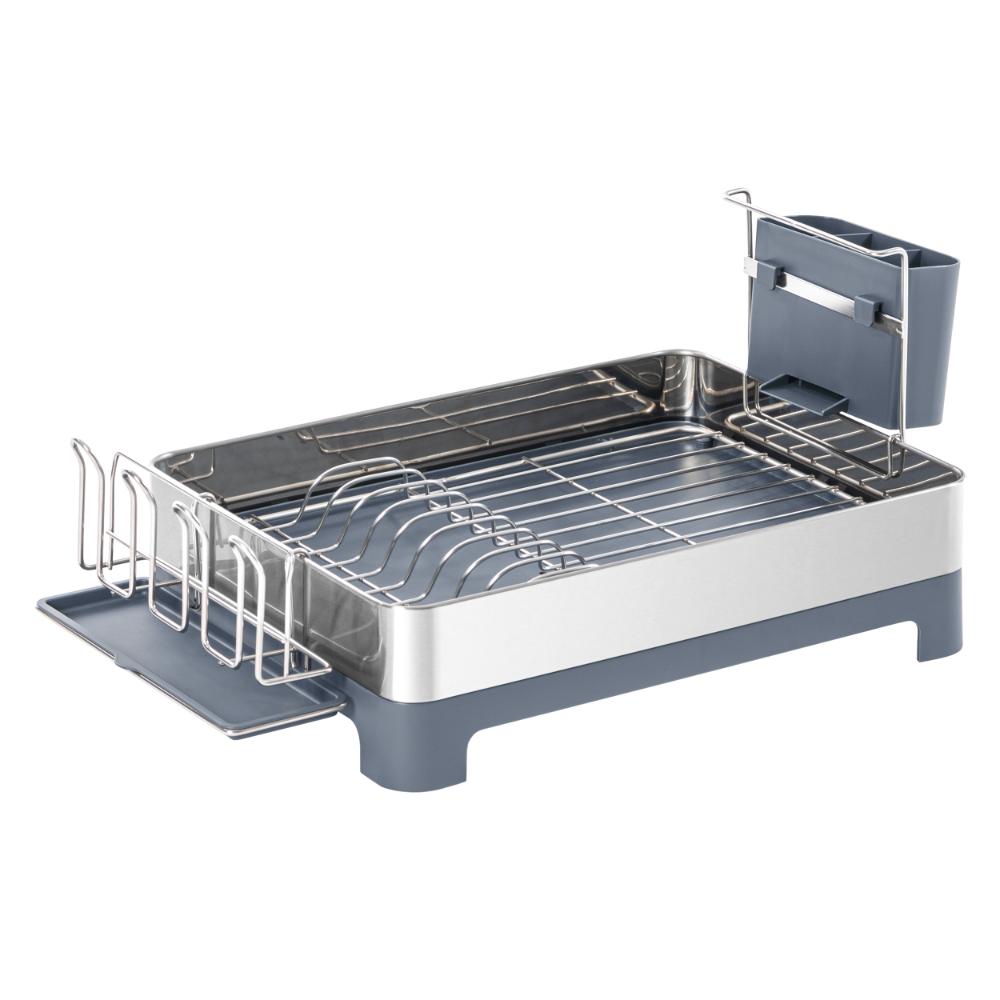 Escurridor de Platos Frescura Expandible · Gris Oscuro