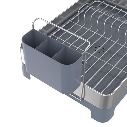 Escurridor de Platos Frescura Expandible · Gris Oscuro