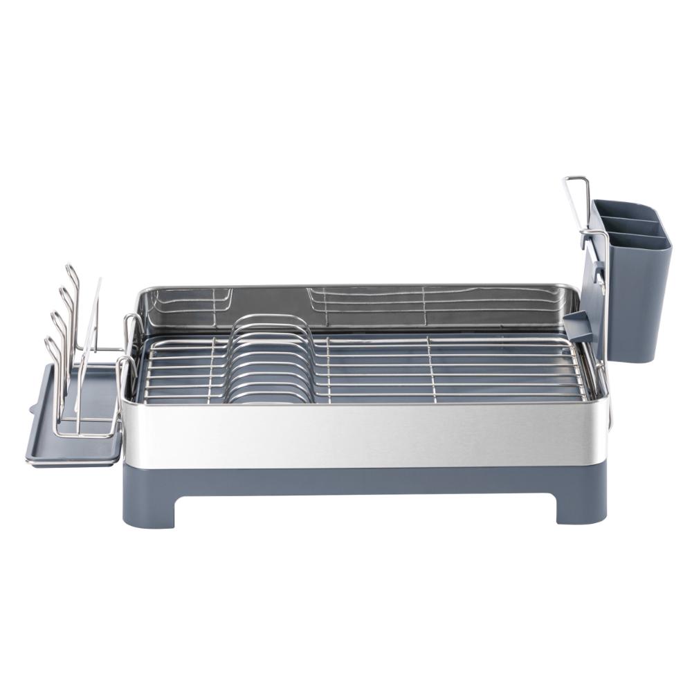 Escurridor de Platos Frescura Expandible · Gris Oscuro