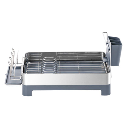 Escurridor de Platos Frescura Expandible · Gris Oscuro
