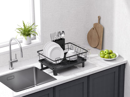 Escurridor de Platos Drip · Negro