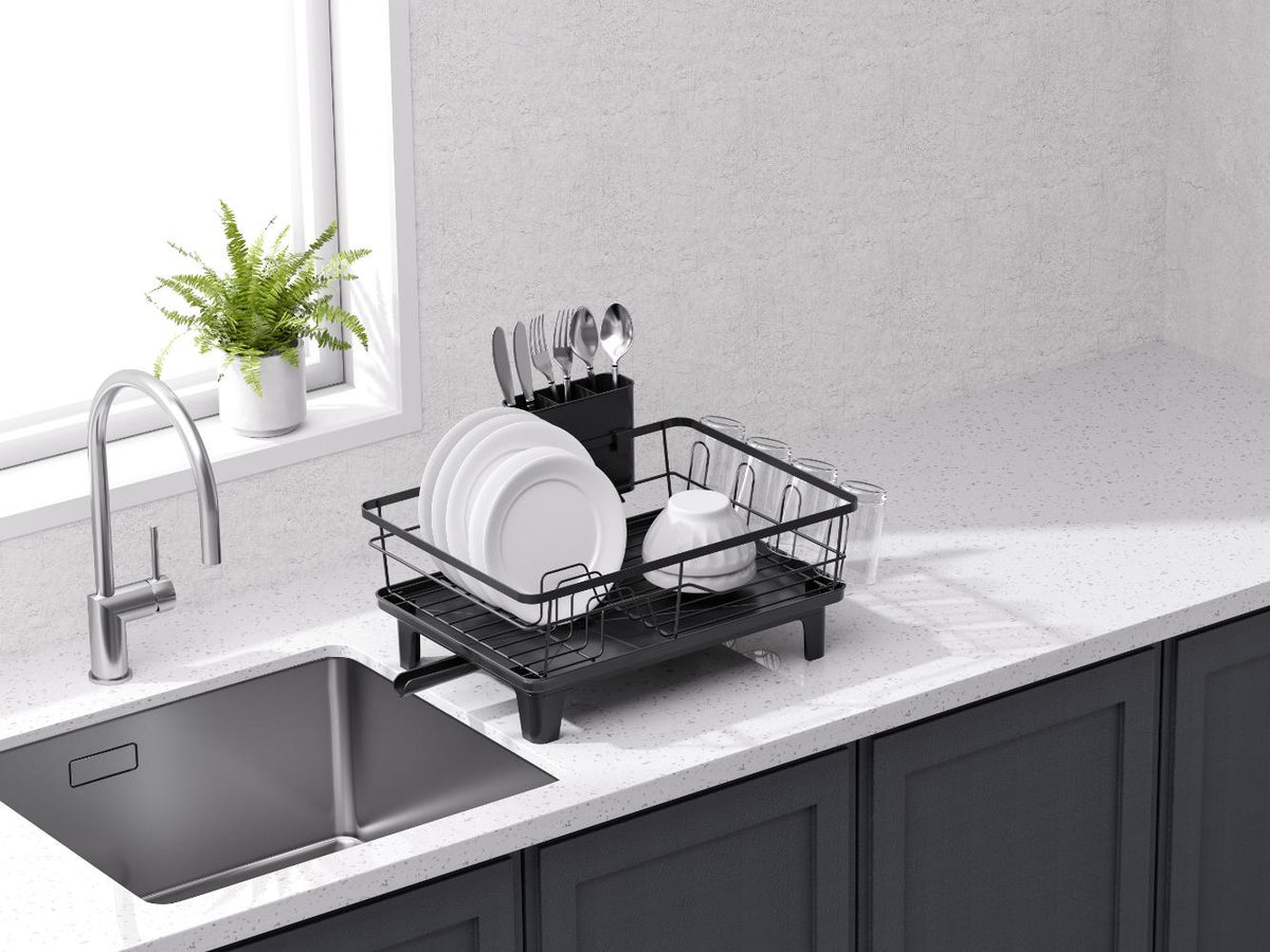 Escurridor de Platos Drip · Negro