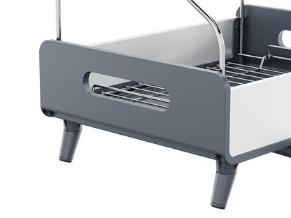 Escurridor de Platos Clariva · 2 Niveles · Gris Oscuro