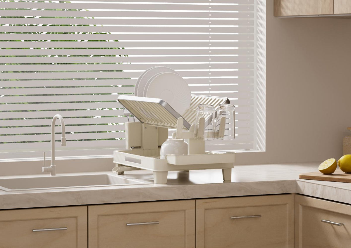 Escurridor de Platos Escurina Plegable · Taupe