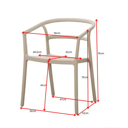 Silla Porto, Gris, con Espaldar Minimalista y Diseño Moderno, abierto