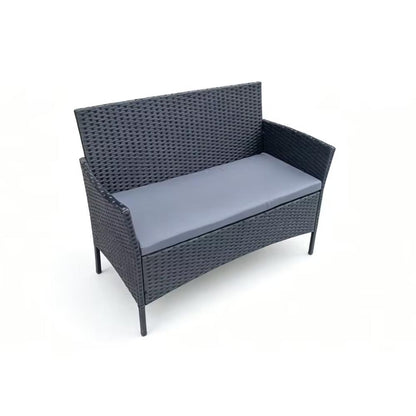 Sala de Terraza Mime · Negro y Gris