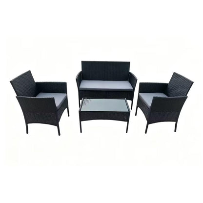 Sala de Terraza Mime · Negro y Gris