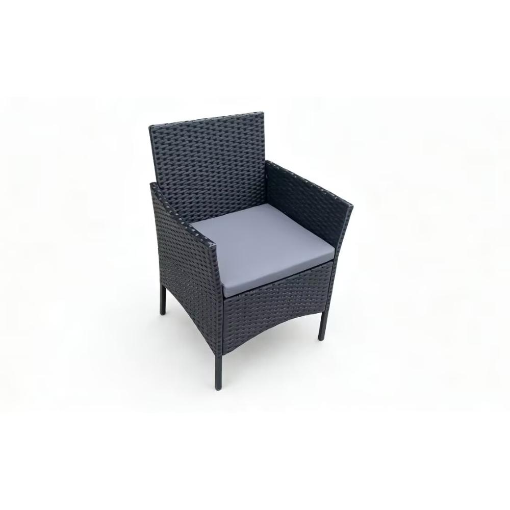 Sala de Terraza Mime · Negro y Gris